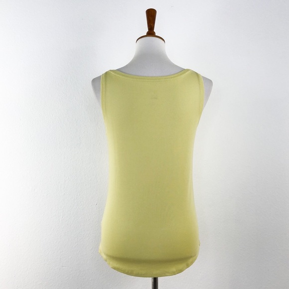 J. Jill Yellow Sleeveless Top Tank Top - Picture 4 of 7